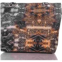 KMISSO Umhängetasche Strandtasche Damen mit Reißverschluss Snake Print Beach Bag Urlaub Fre (1-tlg), im eleganten Look