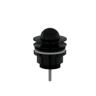 VitrA Zubehör Schaftventil für Liquid Waschtische ohne Überlauf Schwarz Hochglanz,A4516939 A4516939