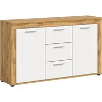 OTTO home Sideboard AOSTA, Breite 125 cm, 2 Türen, 3 Schubkästen, 4 Fachböden (in verschiedenen Farbausführungen, individuell kombinierbar), Kommode, Schrank, Anrichte, Standschrank, Board, Wohnzimmer