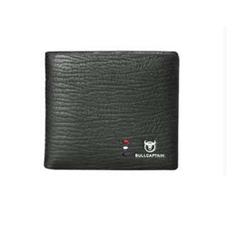 BULLCAPTAIN Men's Cow Leather Wallet Large Capacity Multi-Card Slot RFID Card Holder Billfold Money Clip Gift for Boyfri