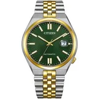 Citizen Automatikuhr TSUYOSA 60h NK0024-54X, Armbanduhr, Damenuhr, Herrenuhr, Mechanische Uhr, Edelstahlarmband