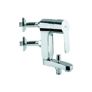 Grohe Eurostyle C Vertica Wannen Armatur 23302000 Aufputz, Anschlusswinkel 45° chrom