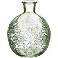 NaDeco Dekovase Kugelvase Bologna Größe h.12 Ø9.5 cm, in Hellgrün Kugelflasche