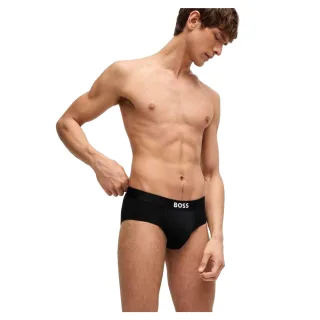 Boss - Slips für Herren, Baumwolle (3er-Pack) (Schwarz)