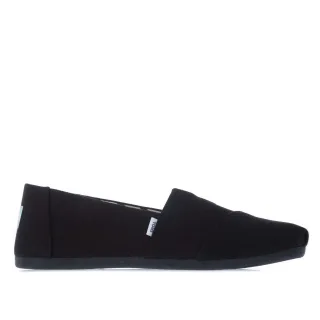 Espadrilles Alpargata toile coton recyclé Toms Pour Femme en Noir