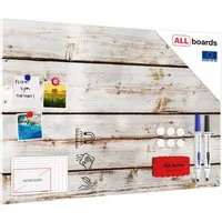 ALLboards Magnettafel Metallische Magnettafel, MetalBoard, HELLES HOLZ