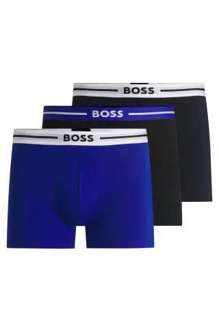 BOSS Menswear Black - BoxerBr 3P Bold patterned - Gr. - L