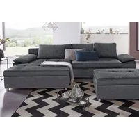 Home affaire Ecksofa Labene L-Form, wahlweise mit Bettfunktion und Bettkasten, auch als XXL-Variante