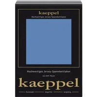 Kaeppel Spannbettlaken Single Jersey Mako Cotton, Jersey, Gummizug: rundum, (1 Stück), Bettlaken aus 100% Baumwolle