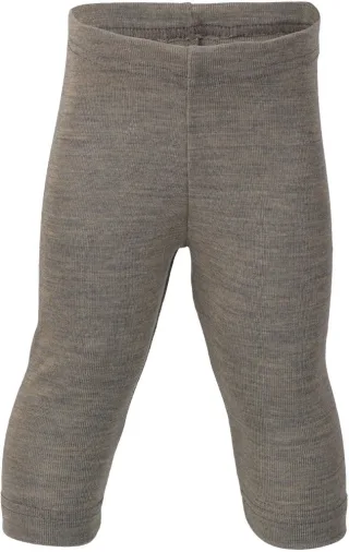 Engel Natur Merino/Seide Babyleggings GOTS 86/92 walnuss