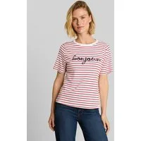 TOM TAILOR T-Shirt T-Shirt T-Shirt mit Schriftzug