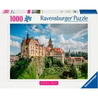 Ravensburger Puzzle Beautiful Castles - Schloss Sigmaringen, Deutschland, 1000 Puzzleteile, Made in Germany
