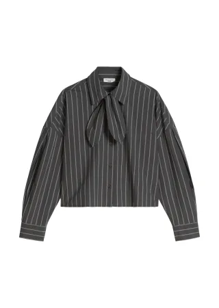 Marc O Polo Denim - Woven Blouses Longsleeve 0532_Dark_GreyMulti - Gr. - S