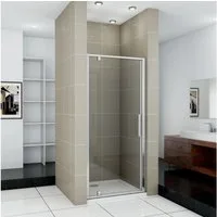 duschspa Dusch-Drehtür 70-100cm Nischentür Drehtür Glastür Duschabtrennung Duschtür Glas, Einscheibensicherheitsglas, (Set) Klarglas