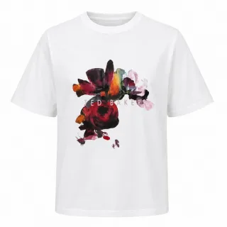 Ted Baker Phina Floral Bloom Weißes T-shirt