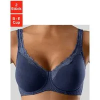 petite fleur by Lascana Bügel-BH (Packung, 2 Stück) aus Baumwolle mit breiteren Trägern – auch ideal für große Größen