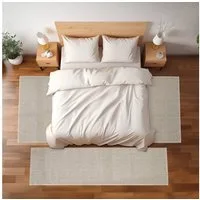 SIMPEX24 Kurzflor-Bettumrandung Bordüre Design, Höhe 7 mm, (Bett-Set, 3-tlg., Bettvorlage), Schlafzimmer Teppich Bettumrandung Läufer Set 3 teilig