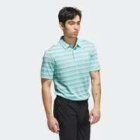 adidas Performance Poloshirt TWO-COLOR STRIPED klassischer Stil, mit Allover-Print, aus Pikeematerial