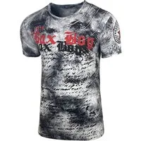 Baxboy T-Shirt Baxboy Waschung T-Shirt mit modernem Print B-103