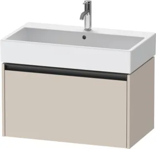 Duravit Ketho.2 Waschtischunterbau wandhängend Taupe Matt 784x460x440 mm - K25077091910000 K25077091910000