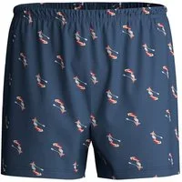 CALIDA Boxershorts Prints Herren (1-St) mit stoffüberzogenem Bund, aus 100% Baumwolle, ohne Eingriff