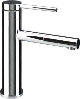 Neuesbad Serie 320 Waschtischarmatur, mit PULL OUT Auslauf, ohne Ablaufgarnitur, Chrom NB1DEBGE022M1