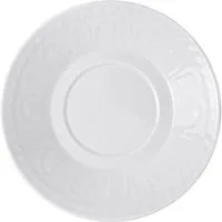 Villeroy & Boch Tasse Kaffee/Tee-Untertasse 16 cm Cellini, Premium Porcelain, Untertasse, passend zur Tasse, Ø16cm, Premium Porcelain, weiß