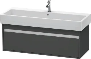 Duravit Ketho Waschtischunterbau wandhängend Graphit Matt 1150x440x410 mm - KT668904949 KT668904949