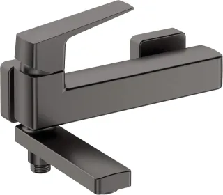 Neuesbad Serie 660 Wannenarmatur mit FOLDABLE Auslauf, Titan NB1DEBQLD12M1