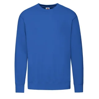 Fruit of the Loom - Sweatshirt für Herren angesetzte Ärmel (Königsblau)