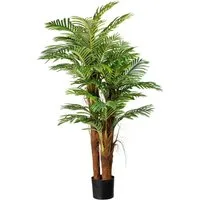 Kunstpalme Arecapalme Palme, Creativ green, Höhe 160 cm
