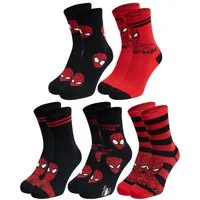 United Labels® Socken Marvel Spiderman Socken Sneaker Strümpfe (5er Pack) 40-45