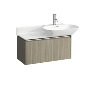 LAUFEN Waschtischunterschrank BASE 360x350x770 1 Schubl Griff alu. f.WT H813301/2 ulme hell, H403001 H4030011102621