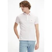 Tommy Hilfiger Poloshirt 1985 SLIM POLO Markenstickerei, aus Baumwoll-Piqué