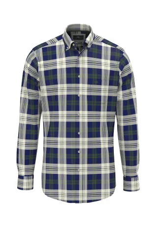 FYNCH-HATTON - Washed Oxford Check, B.D., 1/1 - Gr. - XXL
