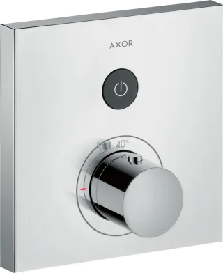 Hansgrohe Thermostat Unterputz Axor ShowerSelect Fertigset 1 Verbraucher quadratisch chr., 36714000  36714000