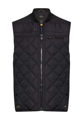 camel active - Wasserabweisende Weste mit wärmenden Taschenfutter dark navy - Gr. - XL