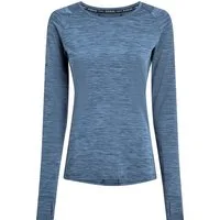 Energetics Langarmshirt Da.-Langarmshirt Evii L/S W MELANGE/NAVY/NAVY