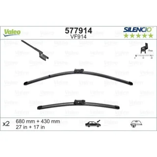 Valeo Silencio Wischblatt Jaguar Opel Tesla