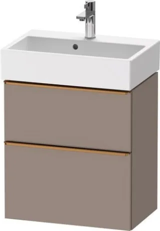 Duravit D-Neo Waschtischunterbau wandhängend Basalt Matt 584x372x625 mm - DE4329004430000 DE4329004430000