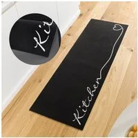 HANSE Home Küchenläufer Kitchen Herz, rechteckig, Höhe: 5 mm, Läufer, Rutschfest, Küchenteppich, Küche, Teppich, Pflegeleicht