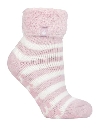Heat Holders rutschfeste, flauschige Thermo-Slipper-Socken für Damen