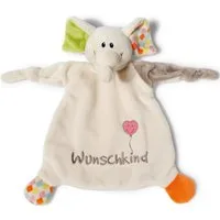 Nici Schmusetuch My First NICI Kollektion, Elefant Dundi, Wunschkind, mit aufgestickten Augen