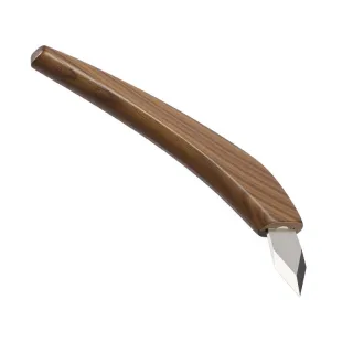 RUITOOL Carving Knife 45 Degree Tip 18mm Blade 150mm Ergonomic Handle Precision Alloy Steel Lightweight Wood Craft Tool