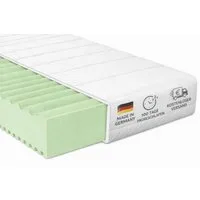 Komfortschaummatratze Basic Premium 7-Zonen Schlafkomfort – ergonomisch & atmungsaktiv, BeMeo, 15 cm hoch, 100 TAGE PROBESCHLAFEN, 100% Made in Germany 80x200, Versand 0€
