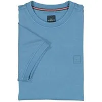 Engbers T-Shirt Herren Rundhals T-Shirt mit Badge an der Brust, Royalblau