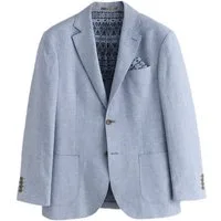Next Jackenblazer Strukturierter Blazer aus Leinenmix, Regular Fit (1-tlg)