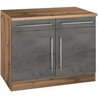KOCHSTATION Unterschrank KS-Samos 100 cm breit