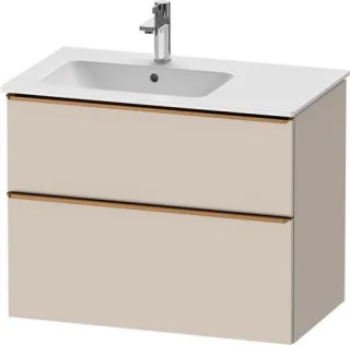 Duravit D-Neo Waschtischunterbau wandhängend Taupe Matt 810x462x625 mm - DE4366004910000 DE4366004910000