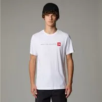 The North Face T-Shirt M SS NEVER STOP EXPLORING TEE mit Logodruck, Kurzarm-Design, aus Baumwolle, pflegeleicht